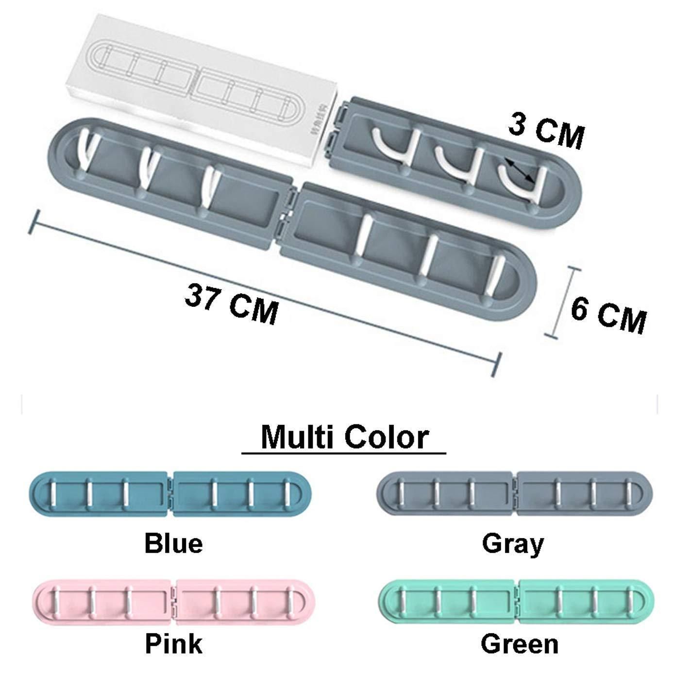 Holding Hooks-Folding Wall Mounted 6 Hooks Storage Hanging  Hook Holders