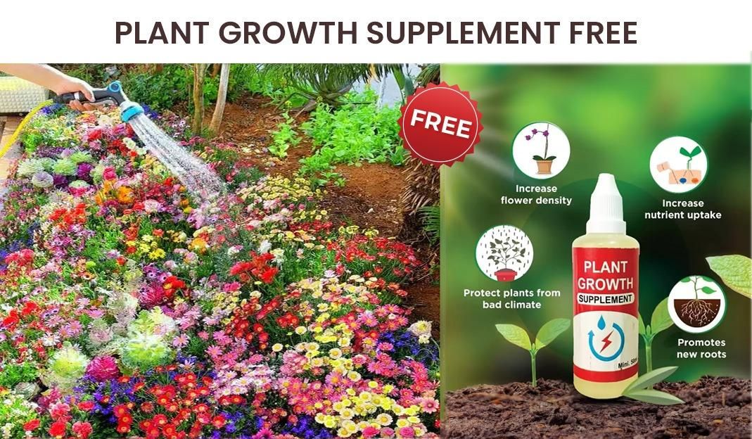 100+ Variety Flower Seeds (Pack of 100) And a FREE Plant Growth Supplement