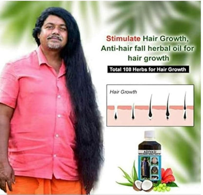 ORIGINAL™ 🌿 आदिवासी नीलांबरी हर्बल हेयर ऑयल 💥Buy 1 Get 1 Free💥@50% Off Today Only🤩 989128 Reviews