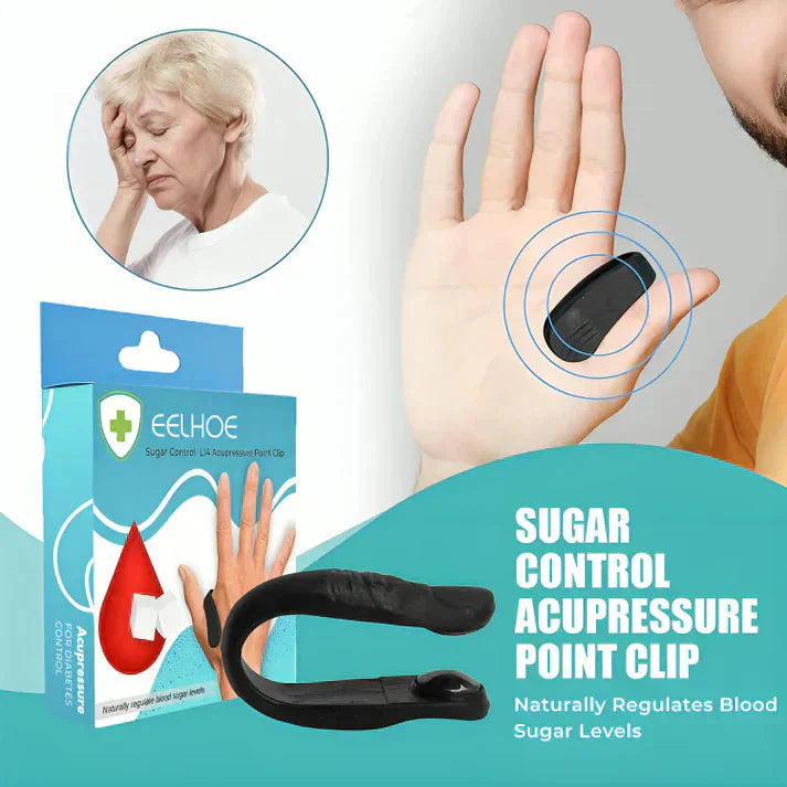 Sugar Control LI4 Acupressure Point Clip - Buy 1 Get 1 FREE!