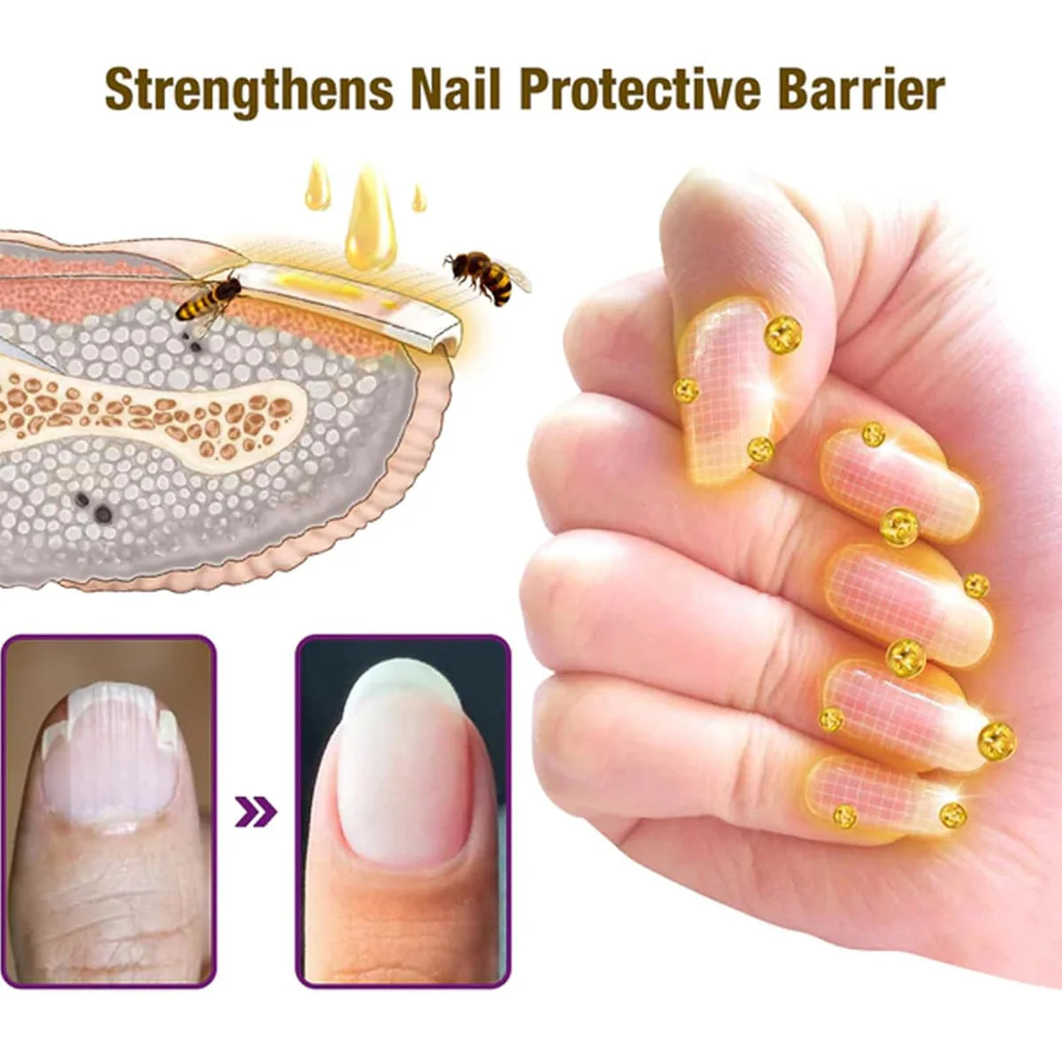 Bee Venom Nail Treatment Serum  BUY 1 GET 1 FREE